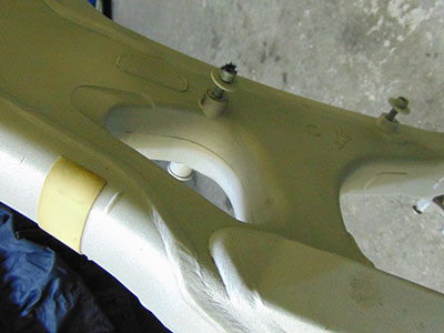 LEŠTENIE RÁMU MOTORKY YAMAHA CROSS